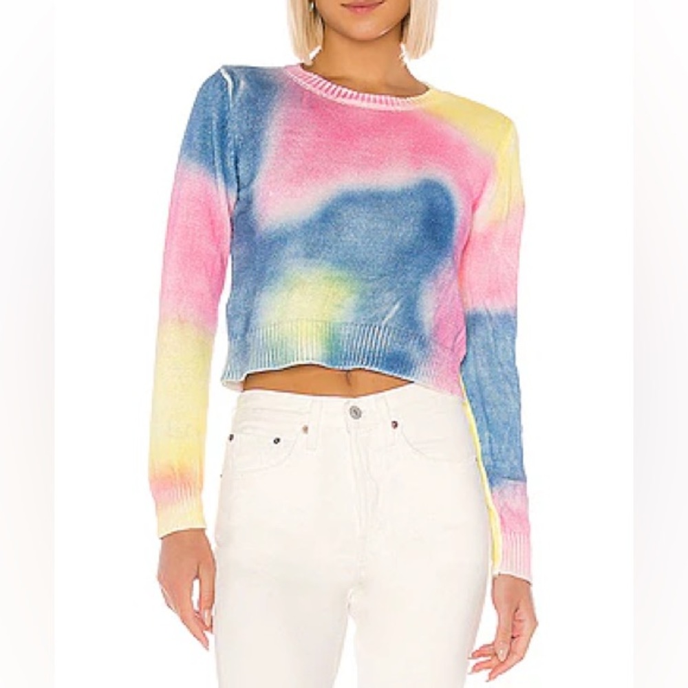 REVOLVE John + Jenn Vibrant Tie-Dye Crew Neck Sweater